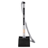 宝克（BAOKE）NO650 0.5mm黑色台笔 可替换芯书写顺滑不易断墨固定式台笔握笔舒适 单支装