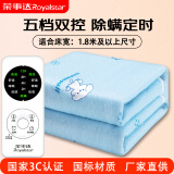 荣事达（Royalstar） 双人电热毯智能多档调温双控定时单人安全家用宿舍电褥子 双控除螨定时-2米*1.8米-3621