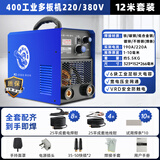 瑞凌电焊机250 315小钢炮家用小型220v380v双电压足功率不虚标手工焊 400S丨双电压轻工业【12米全套】