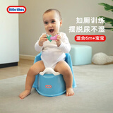 小泰克（little tikes）儿童坐便器 婴儿便盆尿盆小马桶 男女高靠背宝宝座便器 蓝色