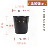 沭之恋加厚营养钵育苗袋营养袋营养杯育苗杯种植盆育苗盆一次性塑料花盆 15*13口径11高10（500个）