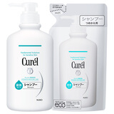 珂润（Curel）舒缓套装温和净油敏感头皮适用进口 保湿洗发水420ml+补充装360ml