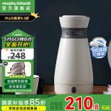 摩飞电器（Morphyrichards）便携式烧水壶小型旅行电热水壶家用出差烧水杯办公室养生冲奶不锈钢电热水杯 0.5L MR6080【加热/保温/多功能】