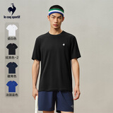 乐卡克法国公鸡夏季圆领短袖T恤 L242UECA0301 炫黑色-2 XL