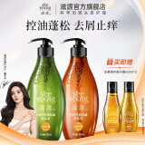 滋源（seeyoung）洗发水控油蓬松生姜防脱去屑止痒套装洗护发头膏胖东来洗发水同款 控油+去屑洗发水 400ml*2瓶