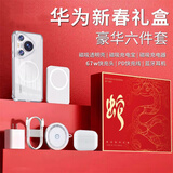 黑天虎适华为pura70磁吸无线充电宝pura70ultra手机壳p70pro+无线充电器大容量套装配件华强北六件套 定制款【67w快充-6件套】 华为p70pro/+