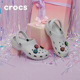 卡骆驰（crocs）洞洞鞋男女鞋经典Clog一脚蹬穿沙滩鞋凉拖鞋 10001-1FT  M8W10
