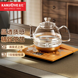 金灶（KAMJOVE）涌泉式全自动上水电热水壶 0.8L玻璃烧水壶 智能保温恒温电茶壶 H7