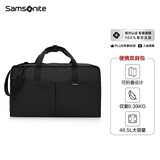新秀丽（Samsonite）可折叠旅行包斜跨单肩行李袋时尚大容量便携出行手提包黑色HC1