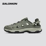 萨洛蒙（Salomon）男款 城市轻户外夏季网眼洞洞垂钓沙滩拖鞋涉水溯溪凉鞋 ALHAMA 青苔绿 477864 41 (UK7.5丨 41 1/ 3)