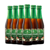 Lindemans林德曼 苹果啤酒 250ml*6瓶 精酿果啤 比利时进口 低度微醺