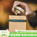 马登福叔 美式复古925纯银简约长款项链男女阿美咔叽潮流百搭工装吊坠配饰 白铜手环