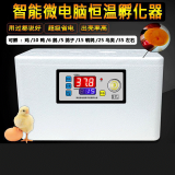 阔爱厨具孵化机孵化箱孵蛋器水床小鸡蛋芦丁孵化器小型机箱家用全自动 10枚单电+双屏+记录天数+照蛋款