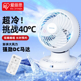 爱丽思（IRIS） 爱丽思空气循环扇风扇遥控电风扇落地扇家用小熊猫电扇自动摇头冷风扇空调扇 BD15TEC(5档 DC直流电机 荐 ）