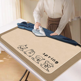 熨烫垫烫衣板家用可折叠便携加厚隔烫隔热布烫衣服熨斗垫板挂烫垫 JM-春天狗狗【止滑水晶绒胶条底 20*30cm【熨斗垫】