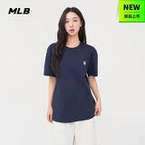 MLB短袖T恤男女时尚夏季休闲经典纯色圆领25新款3ATSB0153-09NYS-XXL