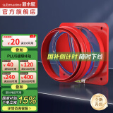 潜水艇（Submarine）油烟机止逆阀烟道阀厨房止回阀止烟阀逆止阀卫生间单向阀防倒灌 新升级视窗厨房止逆阀（单只）