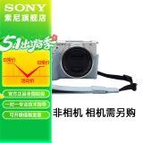 索尼（SONY）索尼微单相机 摄像机适用 2（京仓） E10皮套+腕带套装（蓝色）新
