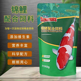 保拿仕 锦鲤配合饲料观赏锦鲤鱼金鱼鱼食增色营养鱼粮冷水鱼通用鱼饲料 锦鲤综合粮450g(袋装)