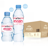 依云（evian）法国原装进口 矿泉水 330ml*24 + 500ml*24