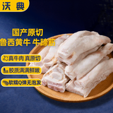 沃典 国产鲁西黄牛原切牛蹄筋 净重2斤 牛肉卤味膀脚筋板筋源头直发