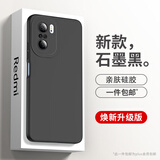 HOLDZU【天使眼】适用红米k40手机壳mi K40Pro保护套硅胶防摔镜头全包超薄磨砂男款女生新-石墨黑
