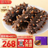 久年大连即食海参王500g5-7只 固形物超80% 冷冻辽刺参 生鲜海鲜盒装