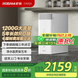 老板（Robam）家用1200G厨下式直饮净水机5年RO反渗透净饮机双龙头双出水PRC1200-JV272A以旧换新母亲节礼物