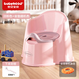 世纪宝贝（babyhood）儿童坐便器男宝宝坐便器女婴儿宝宝便盆尿盆儿童马桶座便凳高靠背 粉色+坐垫+马桶刷