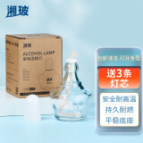 比克曼生物 湘玻玻璃酒精灯实验室三角架石棉网耐高温灯芯灯帽棉芯安全加热套装 【酒精灯】250ml 不含酒精（赠灯绳*3）1个