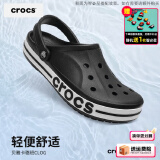 卡骆驰（crocs）男鞋女鞋洞洞鞋 贝雅卡骆班克骆格轻便透气情侣鞋拖鞋沙滩鞋凉鞋 贝雅卡骆班-黑色 41 -42 /M8W10/260mm