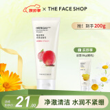 菲诗小铺（THE FACE SHOP）洗面奶女温和清洁干皮草本泡沫丰富洁面膏男 水蜜桃170g-改善粗糙