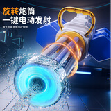 索迪六一儿童节生日礼物电动水枪戏水玩具男孩加特林双高压脉冲滋水枪