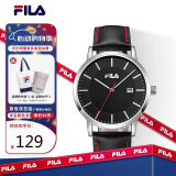 斐乐（FILA）手表男款针扣式皮革表带男士时尚运动石英学生手表 FLM38-793-001