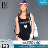范德安（BALNEAIRE）【吉克隽逸同款】小红心系列泡温泉防晒连体泳衣显瘦XL 60551