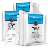 【20片巨补水】牛奶补水面膜贴滋养嫩肤保湿提亮肤色控油免洗