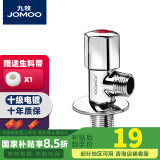 九牧（JOMOO）角阀全铜三角阀厨房卫浴五金角阀陶瓷阀芯八字阀角阀冷热角阀套装 【经典款】单热1只装