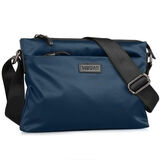 唐晓笙新款男包牛津布单肩包斜挎包背包休闲包韩版潮男包 横款【无增品】蓝色