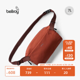 Bellroy澳洲Lite Sling 7L 轻行胸包户外骑行机能磁吸单肩斜挎包轻行包 陶红棕7L