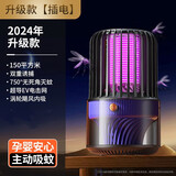 小米米生态链品牌灭蚊灯神器驱蚊器紫外线捕蚊灯灭蝇卧室吸诱杀除电 升级款【插电】150㎡诱捕