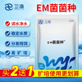 卫渔EM菌种芽孢杆菌浓缩粉乳酸菌水产养殖用调水净水益生菌水质稳定剂 【买2送1】EM菌菌种500g/袋