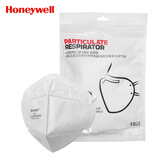 霍尼韦尔kn95口罩50只防花粉防雾霾防污染防尘透气工业粉尘打磨防护白色3d立体男女成人 H950 头戴10只