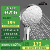 科勒（KOHLER）晨雨多功能流线型手持花洒喷头莲蓬头R72421T-CP