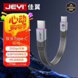 佳翼（JEYI）Type-C数据线 20Gbps 双头USB-C公对公PD快充线3.1Gen2 适用扩展坞硬盘盒苹果华为笔记本 F85