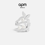 APM Monaco[杨紫同款]单只珍珠花朵耳夹个性高级设计感耳饰生日限定款礼物 单只珍珠花朵耳夹