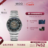 美度（MIDO）瑞士手表 指挥官系列 幻影款 商务休闲 蓝钢 机械钢带男表