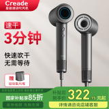 Creade科瑞德高速吹风机家用大功率速干不伤发负离子电吹风筒酒店大风力母亲节男女生日情人节礼物K-4032 K-4032铂金灰