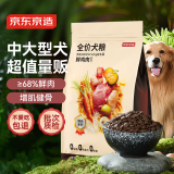京东京造 鲜肉无谷狗粮中大型犬粮15kg 鸡肉成犬幼犬高肉含量质检金毛边牧
