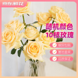 京东鲜花玫瑰花随机颜色10枝东基地送老婆女朋友礼物热卖鲜花源头直发