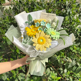 SEVENMOONS《翠络》手工永生花束纪念日生日礼物女生三八妇女节礼物表白高级